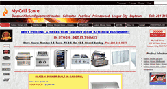 Desktop Screenshot of mygrillstore.com